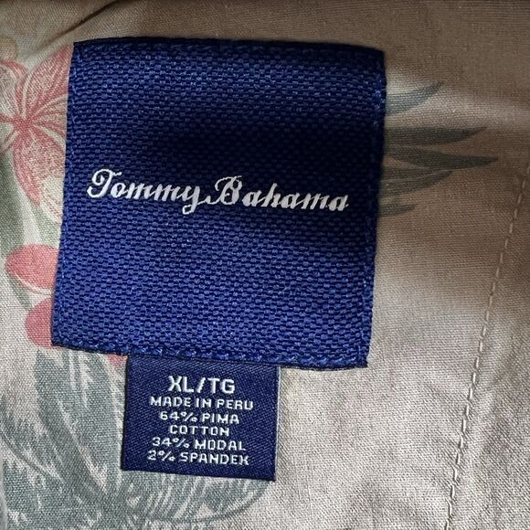 Tommy Bahama Pants Men’s XL Black Linen Blend  30" Inseam Drawstring Pockets 40 - Picture 9 of 11